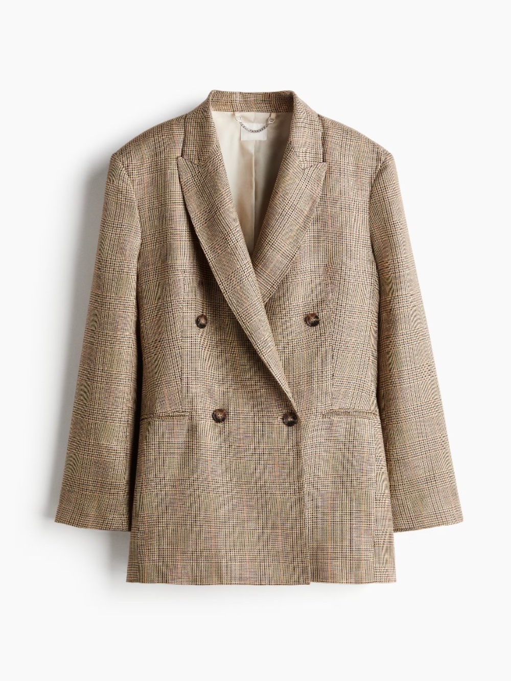 LINEN-BLEND BLAZER